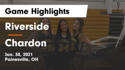 Riverside  vs Chardon  Game Highlights - Jan. 30, 2021