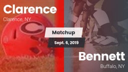 Matchup: Clarence  vs. Bennett  2019