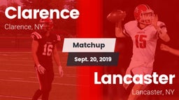 Matchup: Clarence  vs. Lancaster  2019