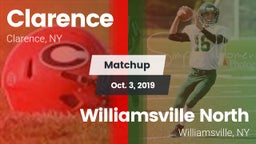 Matchup: Clarence  vs. Williamsville North  2019