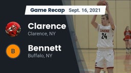 Recap: Clarence  vs. Bennett  2021