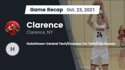 Recap: Clarence  vs. Hutchinson-Central Tech/Emerson Vo-Tech/City Honors 2021