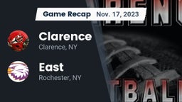 Recap: Clarence  vs. East  2023