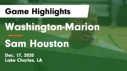 Washington-Marion  vs Sam Houston  Game Highlights - Dec. 17, 2020
