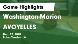 Washington-Marion  vs AVOYELLES Game Highlights - Dec. 22, 2020
