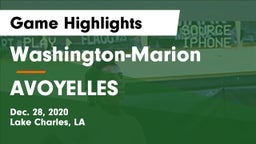 Washington-Marion  vs AVOYELLES Game Highlights - Dec. 28, 2020