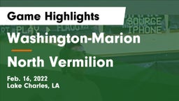 Washington-Marion  vs North Vermilion  Game Highlights - Feb. 16, 2022