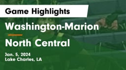 Washington-Marion  vs North Central  Game Highlights - Jan. 5, 2024