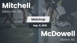 Matchup: Mitchell  vs. McDowell  2016