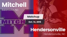 Matchup: Mitchell  vs. Hendersonville  2016