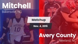 Matchup: Mitchell  vs. Avery County  2016