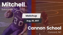 Matchup: Mitchell  vs. Cannon School 2017