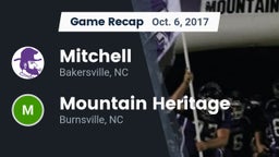 Recap: Mitchell  vs. Mountain Heritage  2017