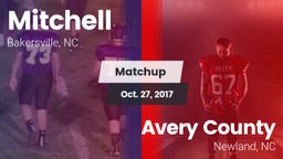 Matchup: Mitchell  vs. Avery County  2017