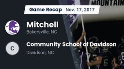 Recap: Mitchell  vs. Community School of Davidson 2017