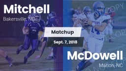 Matchup: Mitchell  vs. McDowell   2018