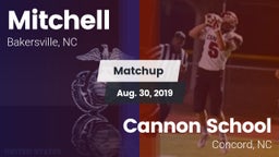 Matchup: Mitchell  vs. Cannon School 2019