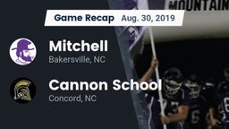 Recap: Mitchell  vs. Cannon School 2019