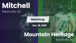 Matchup: Mitchell  vs. Mountain Heritage  2019