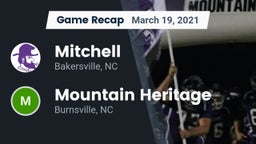 Recap: Mitchell  vs. Mountain Heritage  2021