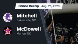 Recap: Mitchell  vs. McDowell   2023