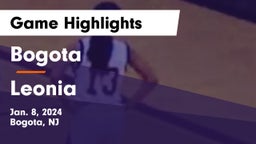 Bogota  vs Leonia  Game Highlights - Jan. 8, 2024