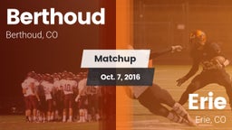 Matchup: Berthoud  vs. Erie  2016