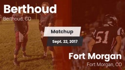 Matchup: Berthoud  vs. Fort Morgan  2017