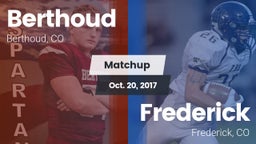 Matchup: Berthoud  vs. Frederick  2017