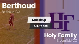 Matchup: Berthoud  vs. Holy Family  2017