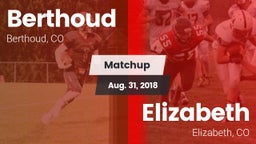 Matchup: Berthoud  vs. Elizabeth  2018