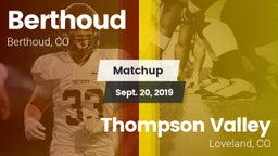 Matchup: Berthoud  vs. Thompson Valley  2019