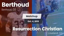 Matchup: Berthoud  vs. Resurrection Christian  2019