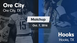 Matchup: Ore City  vs. Hooks  2016