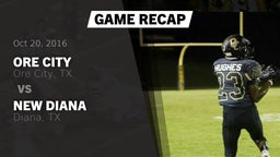 Recap: Ore City  vs. New Diana  2016