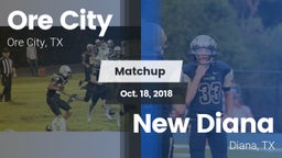 Matchup: Ore City  vs. New Diana  2018