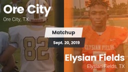 Matchup: Ore City  vs. Elysian Fields  2019