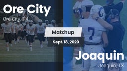 Matchup: Ore City  vs. Joaquin  2020
