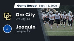 Recap: Ore City  vs. Joaquin  2020