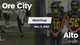 Matchup: Ore City  vs. Alto  2020