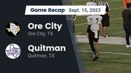 Recap: Ore City  vs. Quitman  2023