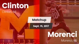 Matchup: Clinton  vs. Morenci  2017