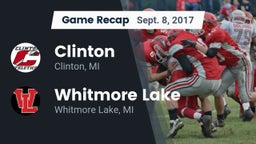 Recap: Clinton  vs. Whitmore Lake  2017