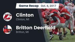 Recap: Clinton  vs. Britton Deerfield 2017