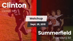 Matchup: Clinton  vs. Summerfield  2018