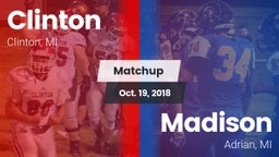 Matchup: Clinton  vs. Madison  2018