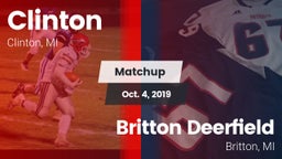 Matchup: Clinton  vs. Britton Deerfield 2019