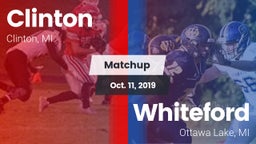 Matchup: Clinton  vs. Whiteford  2019