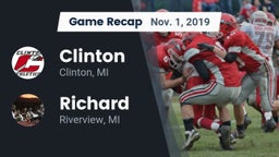 Recap: Clinton  vs. Richard  2019