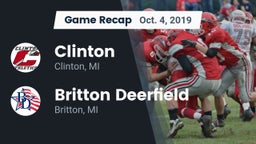 Recap: Clinton  vs. Britton Deerfield 2019